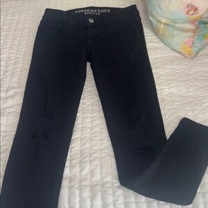 American Eagle Outfitters Black Super Stretch Jeans